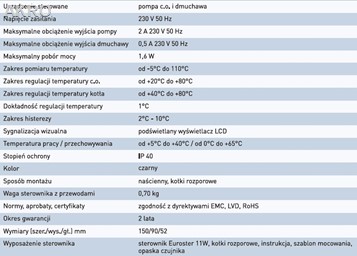 Euroster 11W sterownik kotła na paliwo stałe